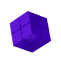 purple cube
